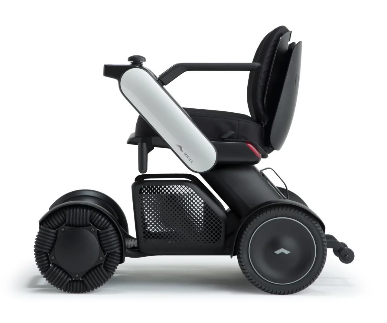 WHILL社の電動車椅子の横からの写真
