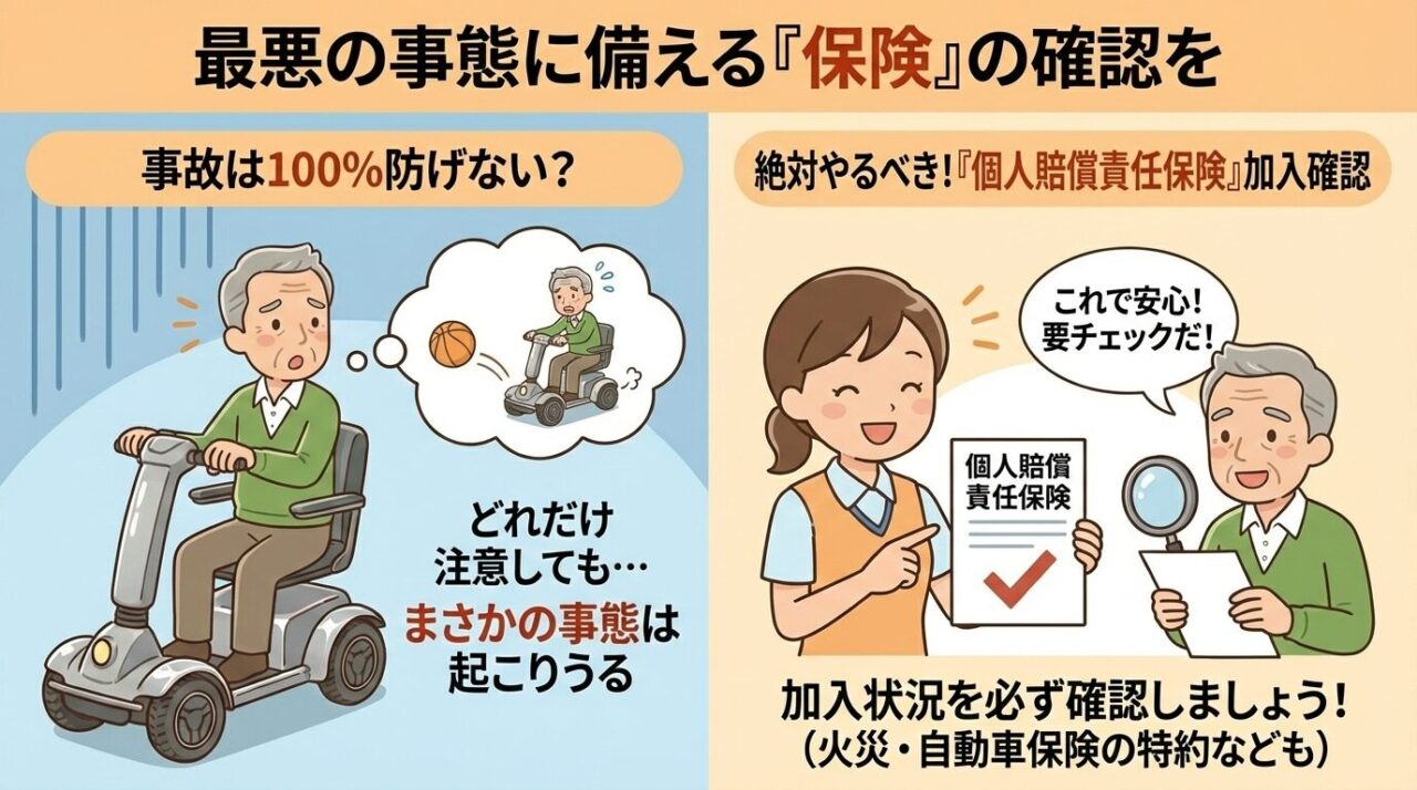 シニア向け保険の案内図